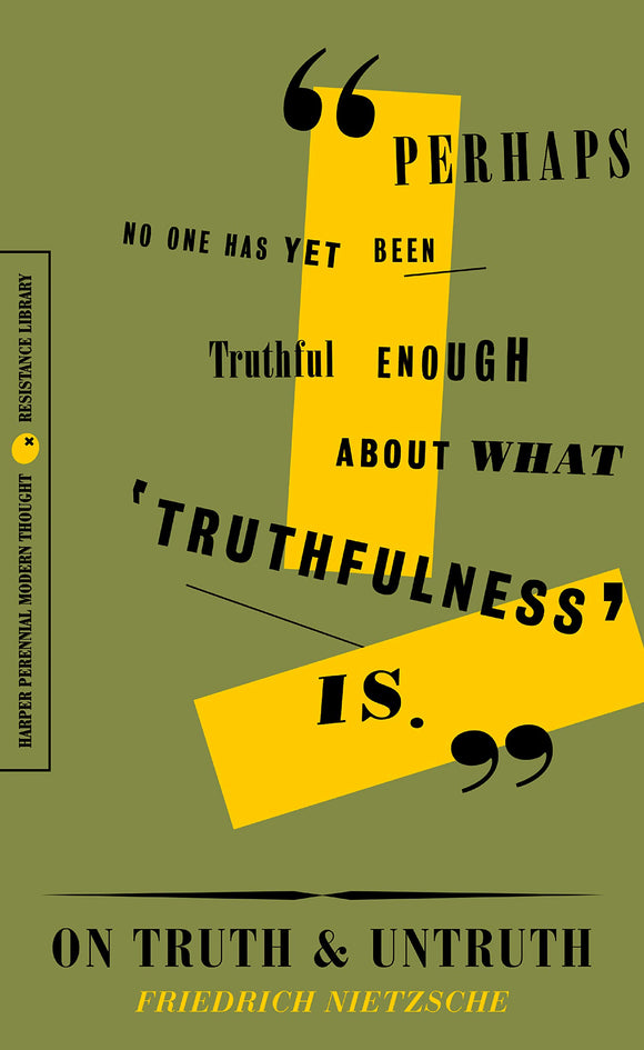 On Truth and Untruth: Selected Writings | Nietzsche