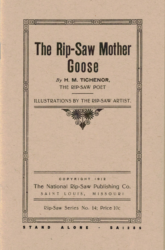 The Rip-Saw Mother Goose | Henry M. Tichenor | SA1285