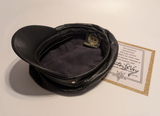 Anton Szandor LaVey–Attributed Leather Captain’s Hat