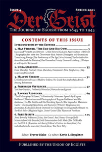 Der Geist: The Journal of Egoism from 1845 to 1945  | Issue 4