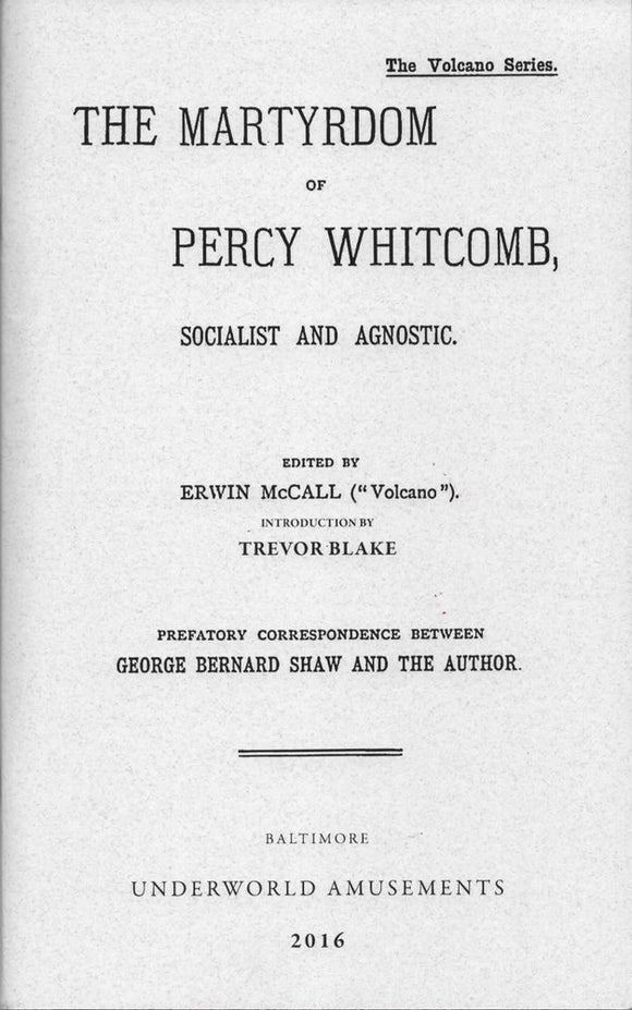 Martyrdom of Percy Whitcomb | SA1010 | Ltd.Ed.66